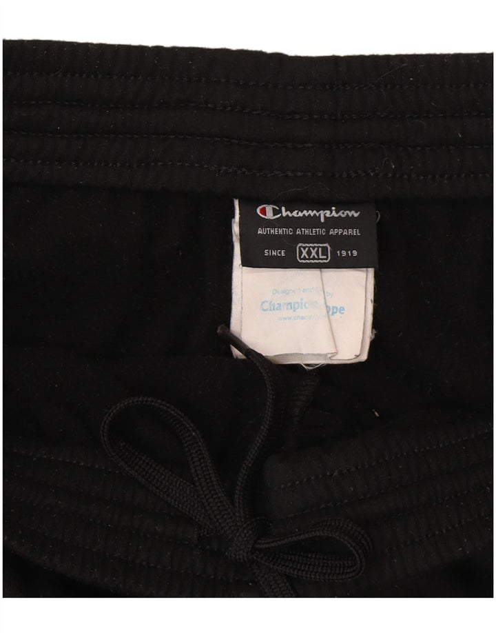 Champion Mens Tracksuit Trousers 2XL  Black Polyester