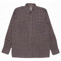 Vintage Mens Flannel Shirt Size 39/40 Medium Blue Check Cotton