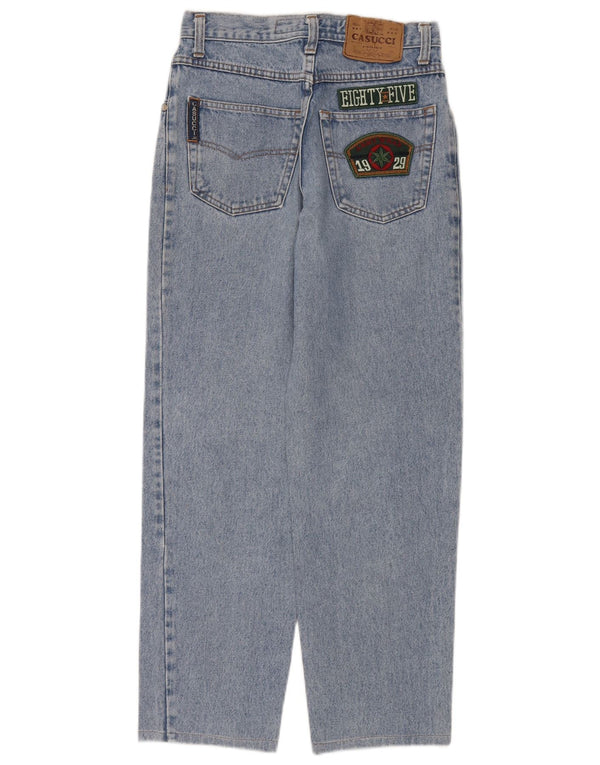 Casucci Girls High Waist Tapered Jeans 11-12 Years W26 L28 Blue