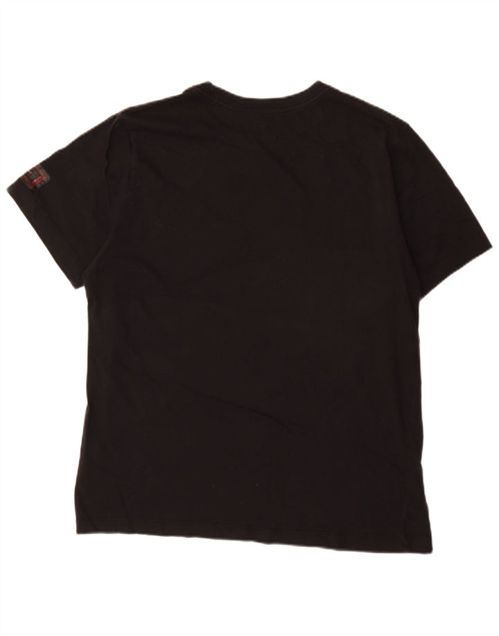 Nike Mens Graphic T-Shirt Top Large Black Cotton