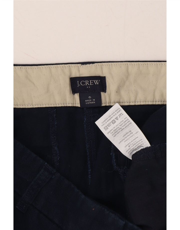 J. CREW Womens Chino Shorts US 6 Medium W32 Navy Blue Cotton Vintage J. Crew and Second-Hand J. Crew from Messina Hembry 