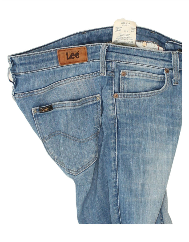 LEE Mens Scarlett Slim Jeans W28 L30  Blue Cotton | Vintage Lee | Thrift | Second-Hand Lee | Used Clothing | Messina Hembry 