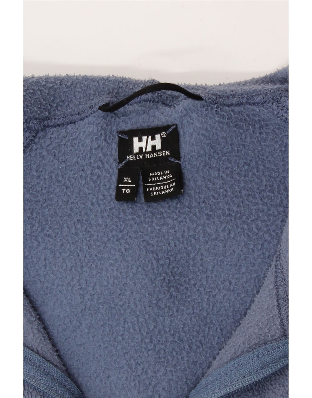 Helly Hansen Womens Hooded Fleece Jacket UK 18 XL Blue Polyester