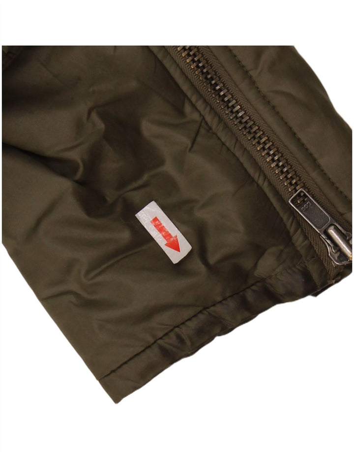 LEE Mens Padded Jacket UK 44 2XL Khaki Polyester