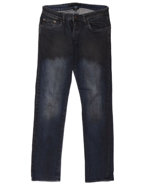 Calvin Klein Womens Skinny Jeans W32 L32 Navy Blue Cotton