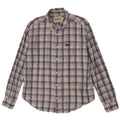 Wrangler Mens Shirt XL Navy Blue Check Cotton