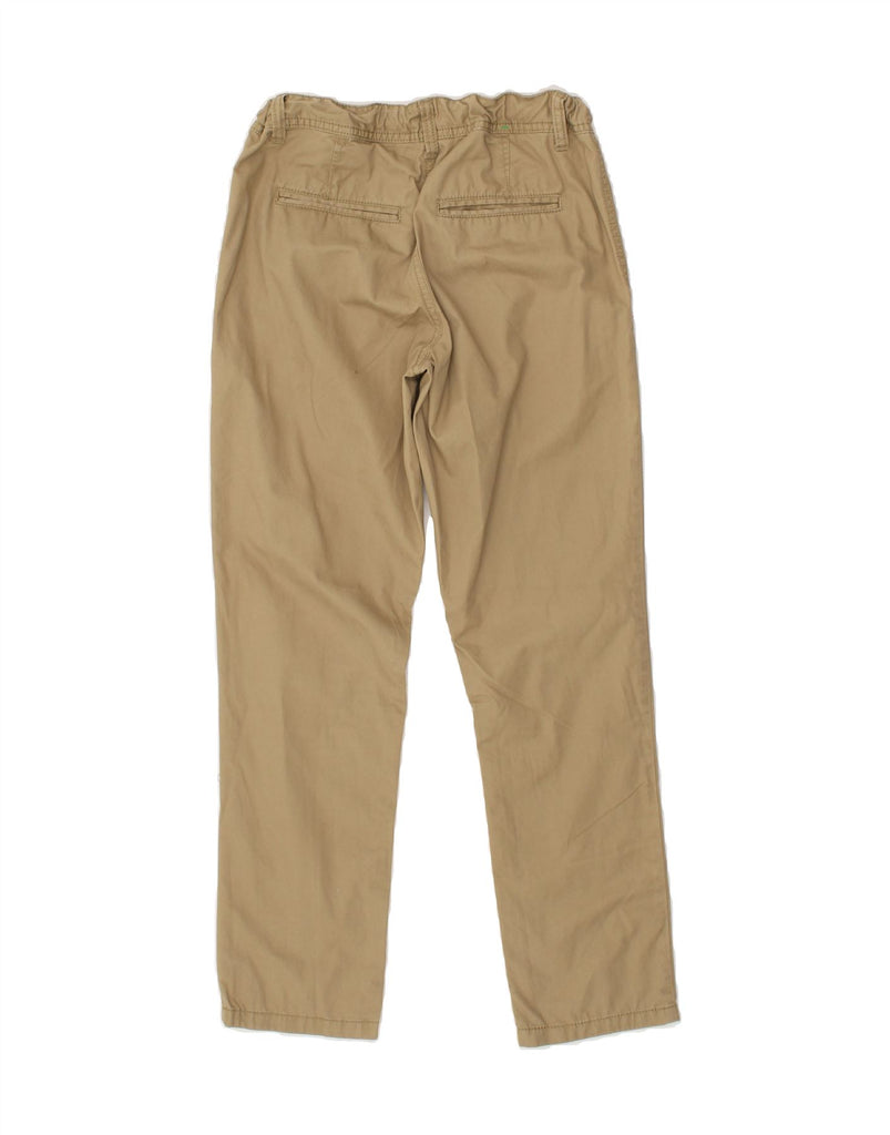 BENETTON Girls Slim Chino Trousers 10-11 Years XL W26 L26  Brown Cotton | Vintage Benetton | Thrift | Second-Hand Benetton | Used Clothing | Messina Hembry 