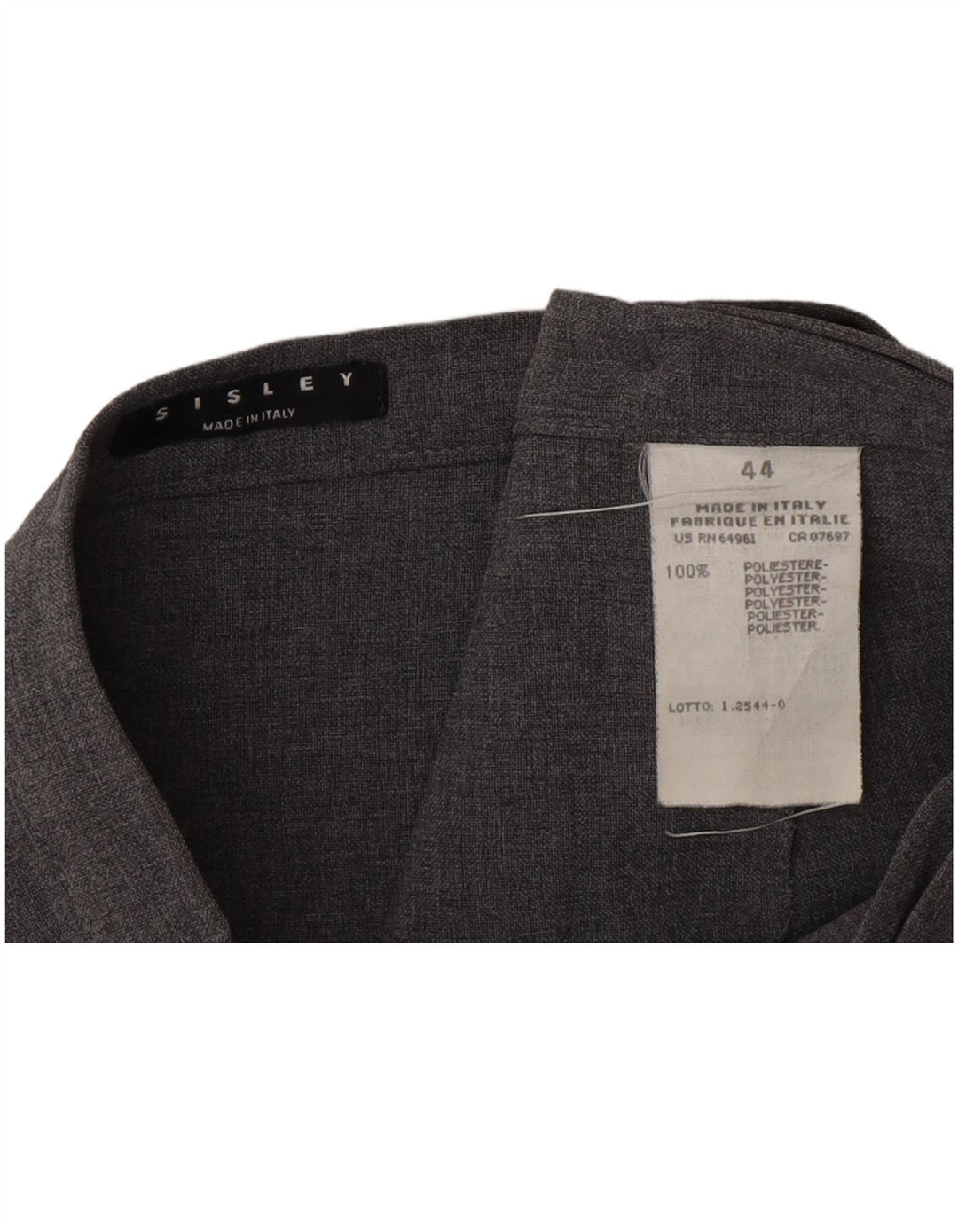 Sisley Womens High Waist Mini Wrap Skirt IT 44 Medium W26 Grey Polyester