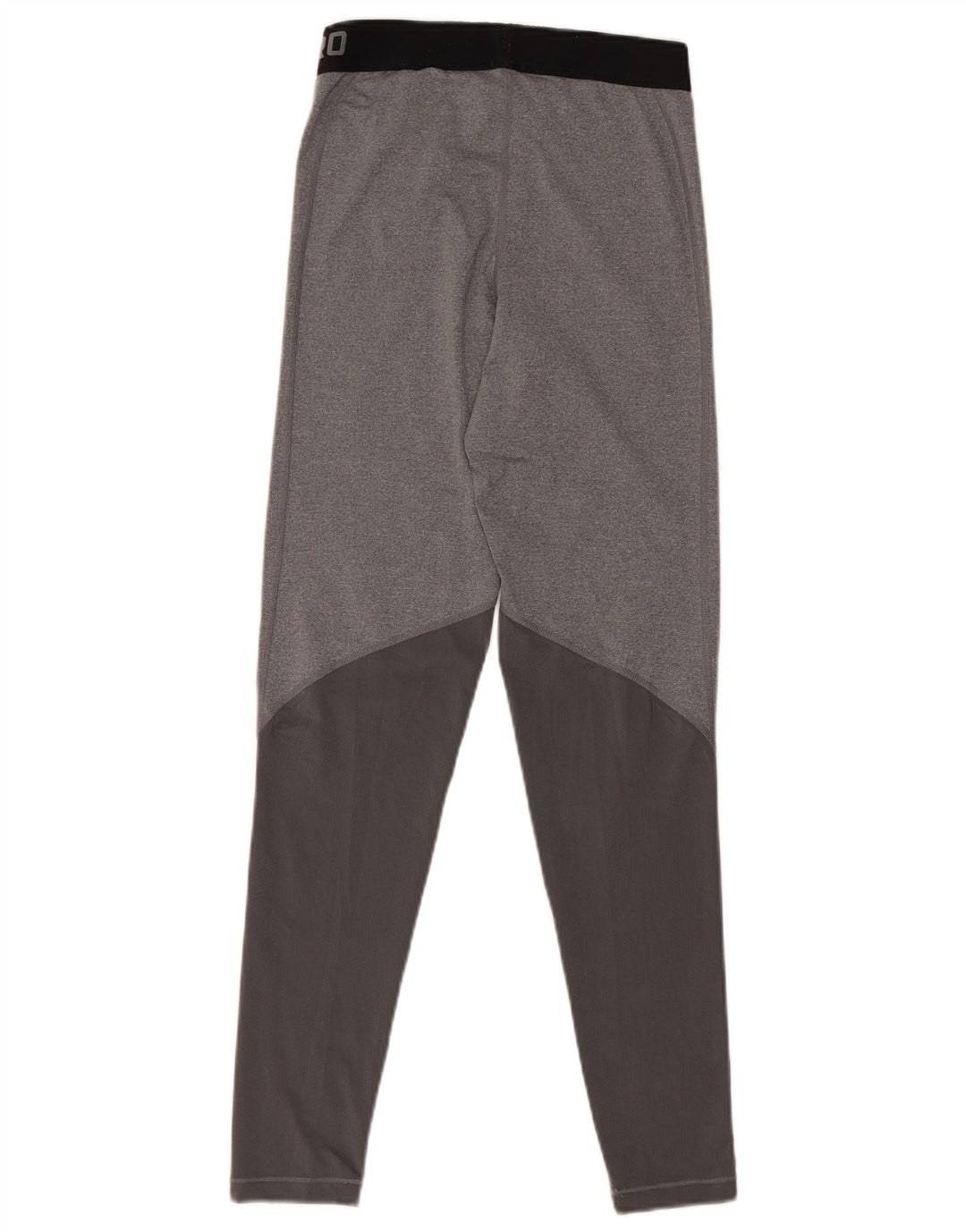 NIKE Womens Dri Fit Graphic Leggings UK 8 Small  Grey Colourblock