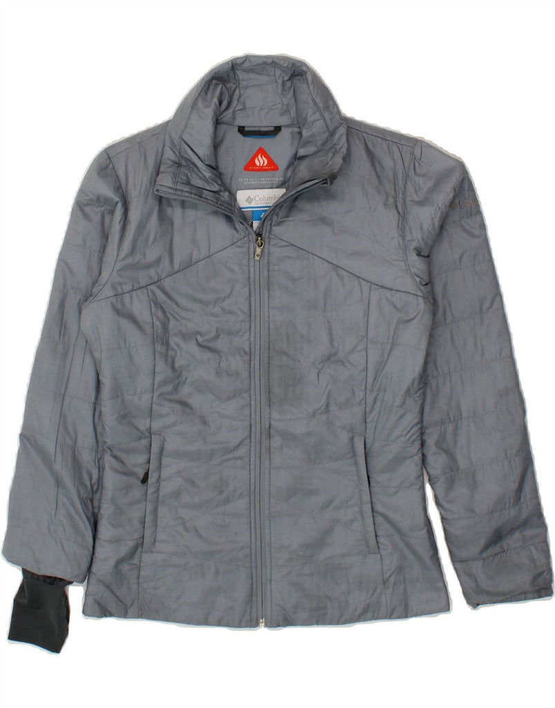 COLUMBIA Womens Omni-Shield Padded Jacket UK 6 XS Grey Polyester Vintage Columbia and Second-Hand Columbia from Messina Hembry 