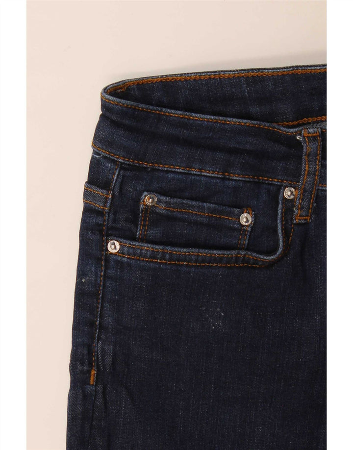 Zara Womens Flared Jeans EU 38 Small W28 L34 Navy Blue