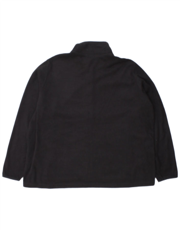 Marks & Spencer Mens Fleece Jacket UK 42 XL Black