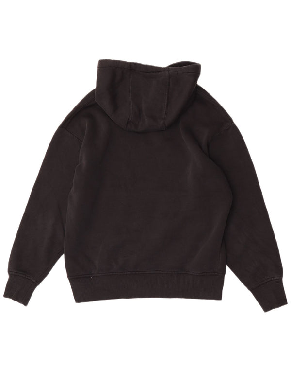 Zara Mens Hoodie Jumper Small Black