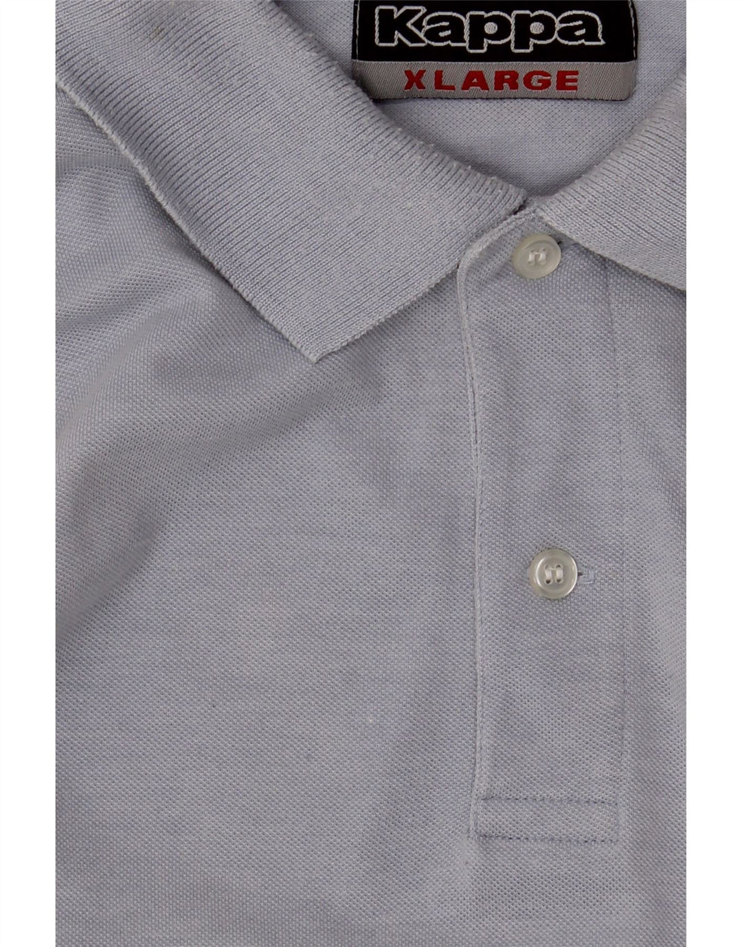 Kappa Mens Polo Shirt XL Blue Cotton
