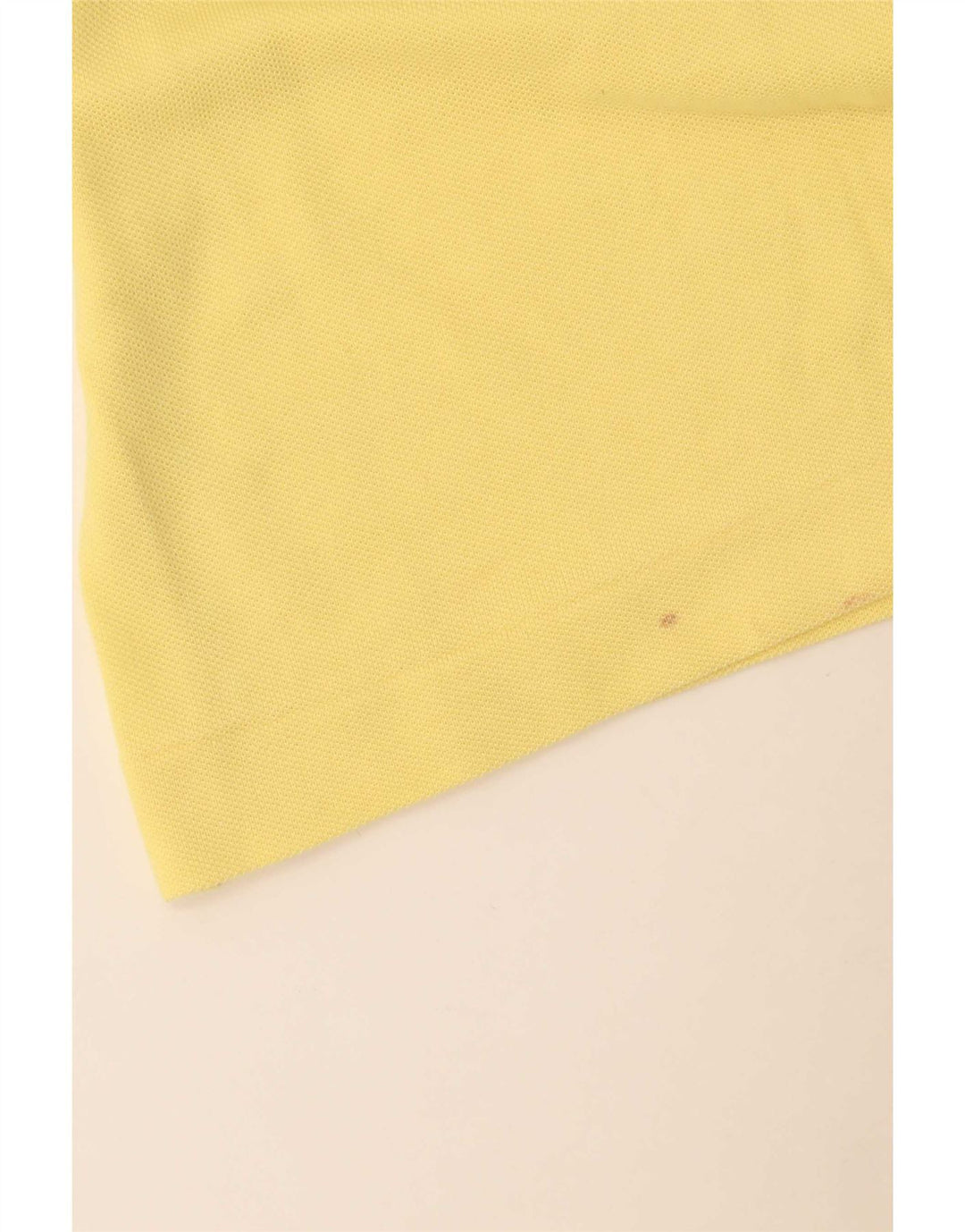 Lacoste Mens Polo Shirt Size 7 2XL Yellow Cotton
