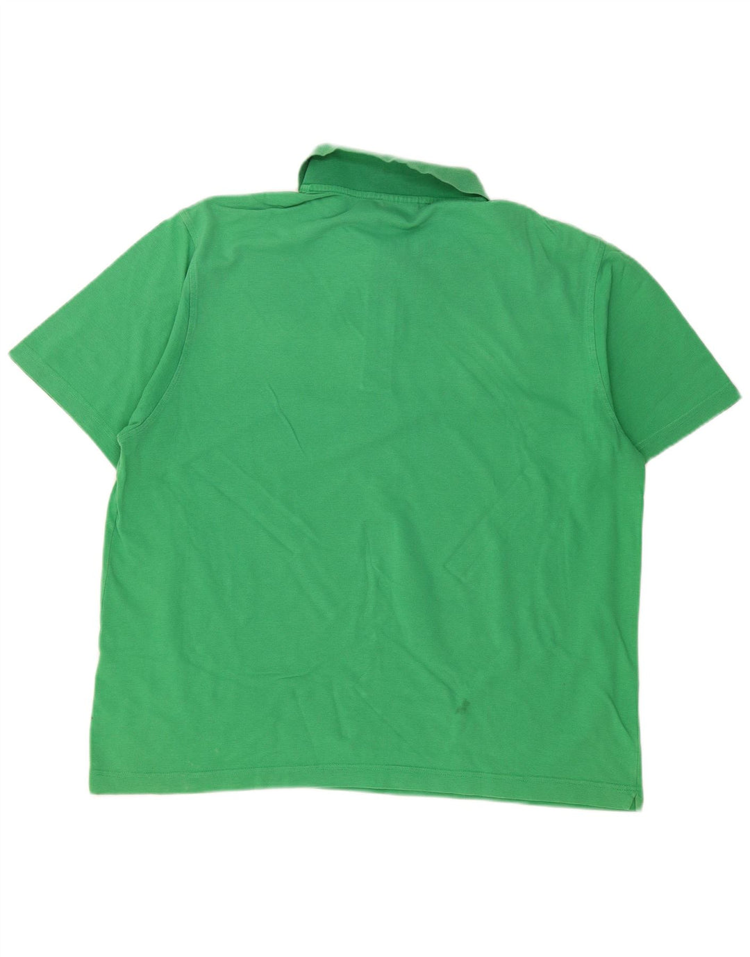 LACOSTE Mens Polo Shirt Size 7 2XL Green Cotton