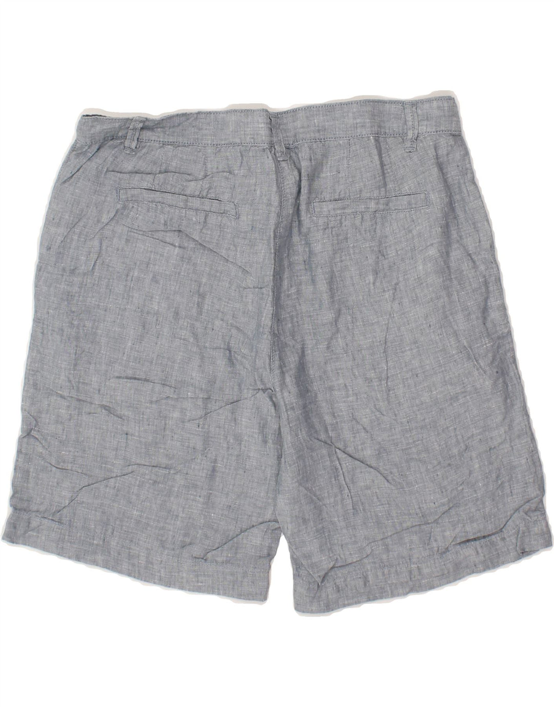 DACK'S Womens Chino Shorts IT 46 Large W32 Grey Flecked Linen Vintage Dack's and Second-Hand Dack's from Messina Hembry 