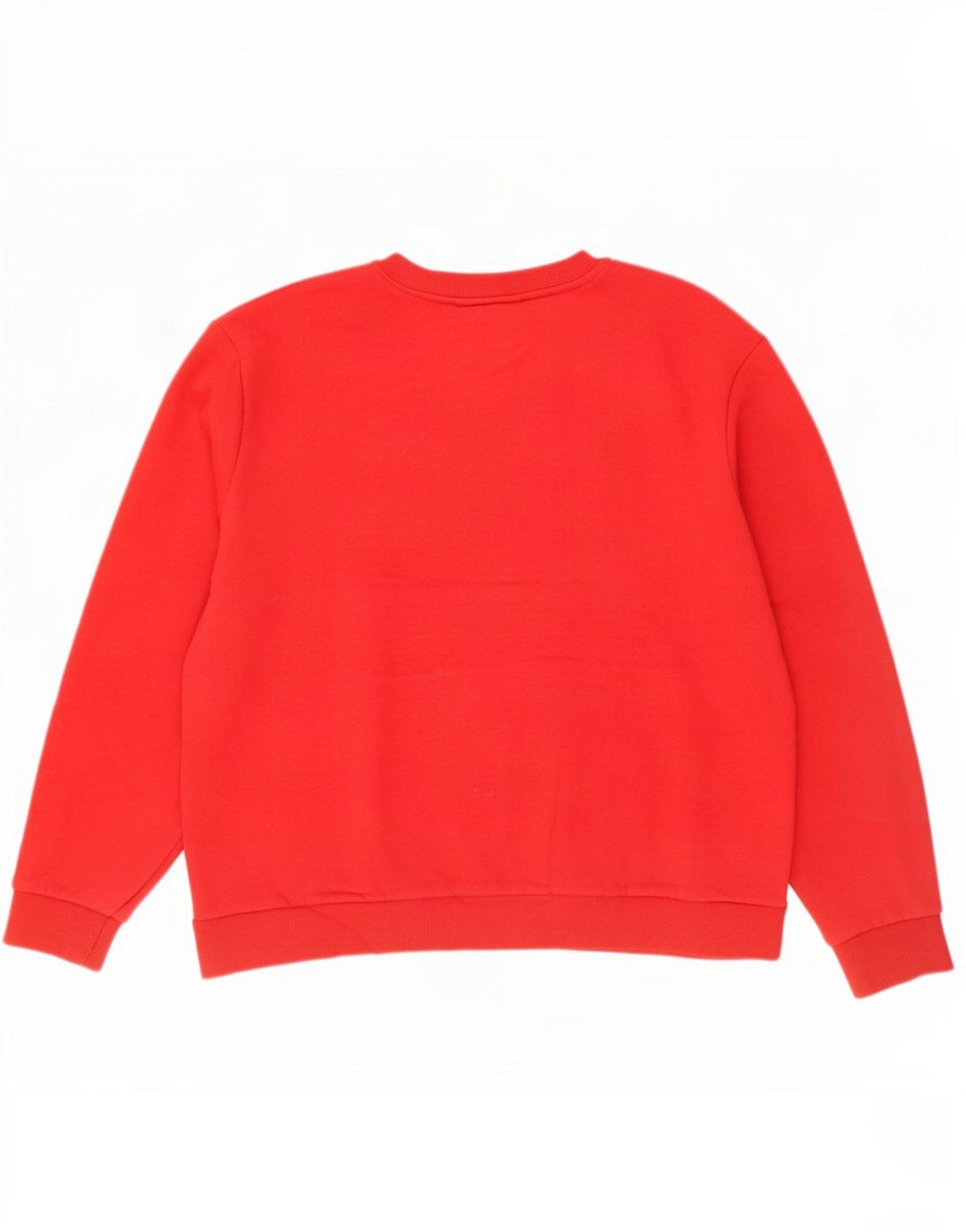 Marks & Spencer Womens Sweatshirt Jumper UK 14 Medium Red Cotton