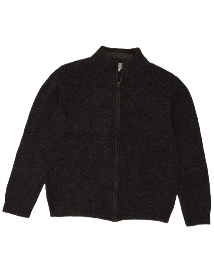Marks & Spencer Mens Regular Fit Cardigan Sweater Large Grey Acrylic