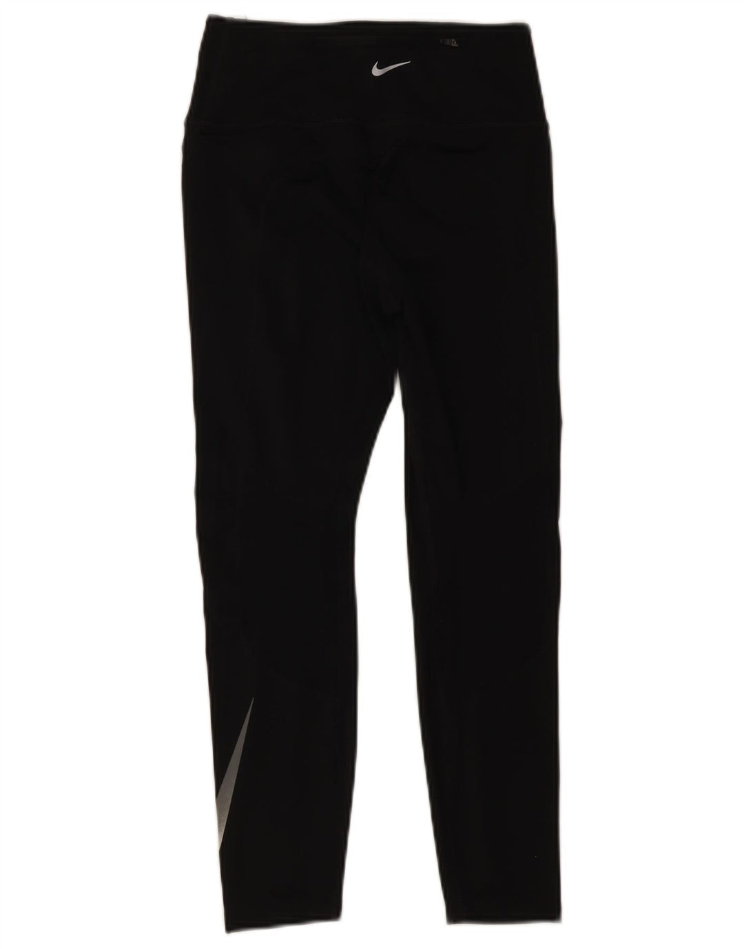 Nike Womens Dri Fit Graphic Leggings UK 10 Small Black Polyester