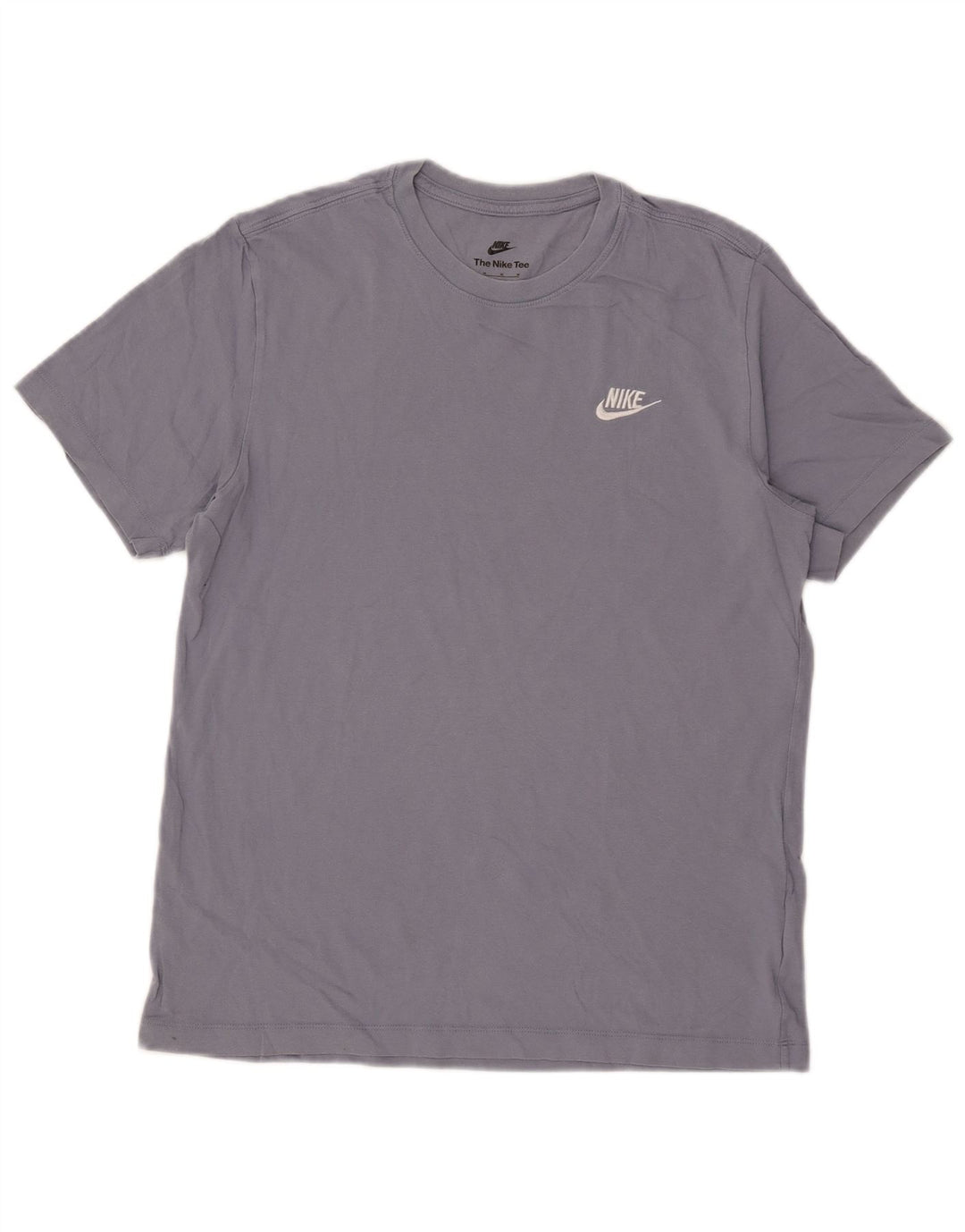 Nike Mens T-Shirt Top Medium Blue Cotton