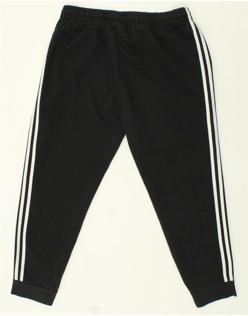 ADIDAS Womens Tracksuit Trousers Joggers UK 24/26 2XL  Black Polyester Vintage Adidas and Second-Hand Adidas from Messina Hembry 