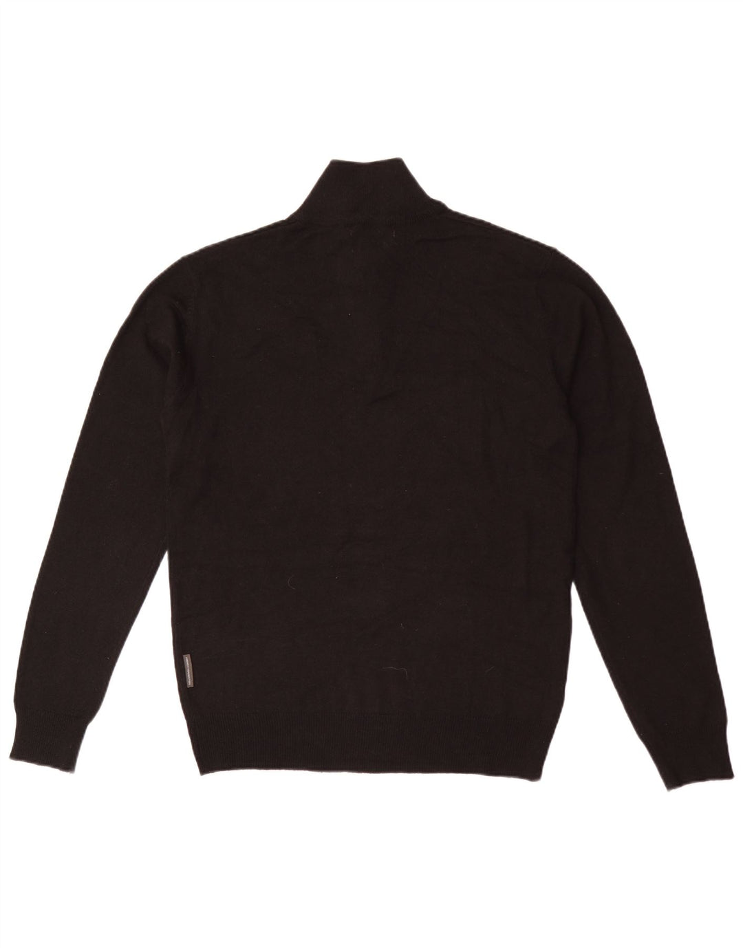 French Connection Mens Regular Fit Zip Neck Jumper Sweater Medium Black