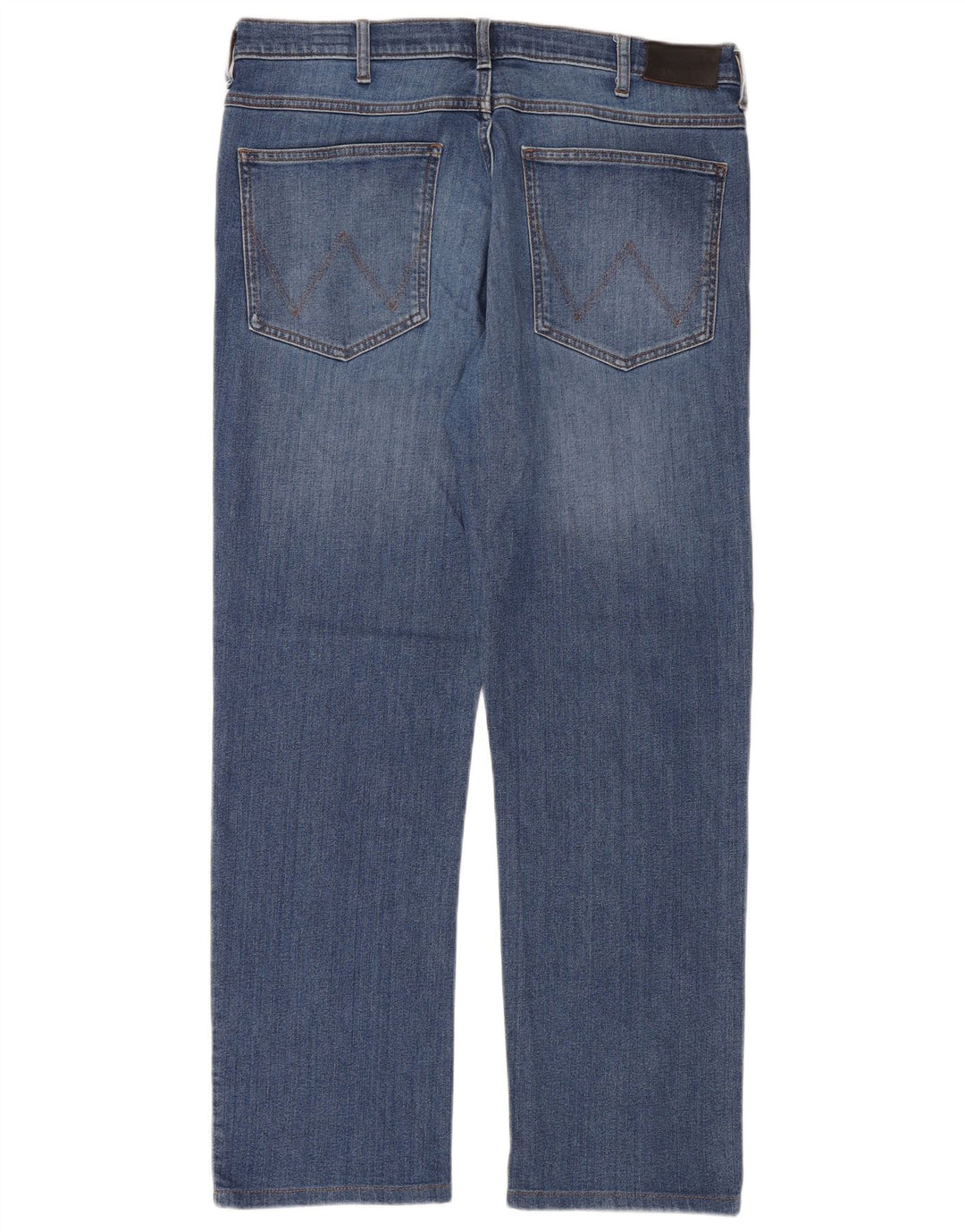 Wrangler Mens Arizona Straight Jeans W36 L30 Blue Cotton
