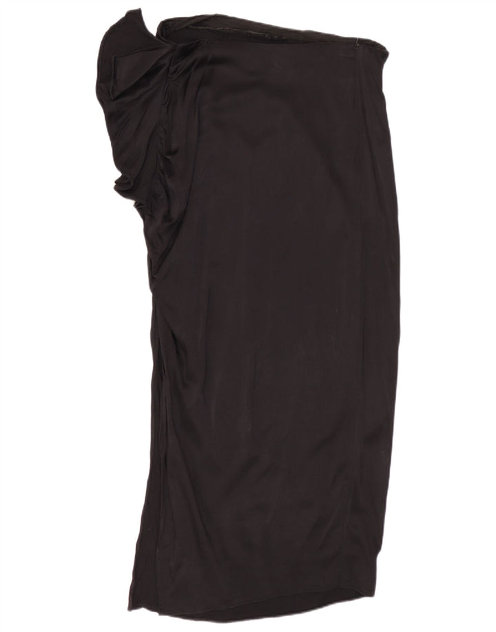 Zara Womens Midi Skirt Medium W28 Black