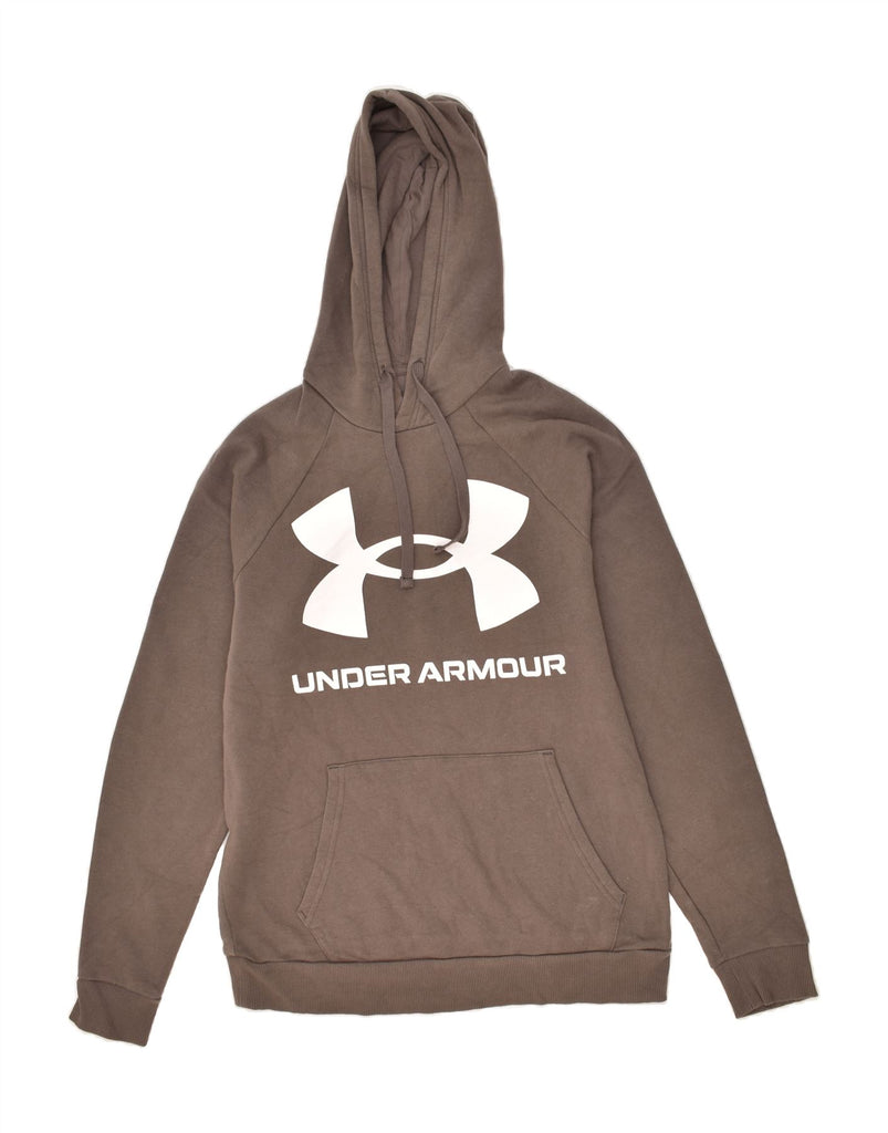 UNDER ARMOUR Mens Graphic Hoodie Jumper Medium Grey | Vintage Under Armour | Thrift | Second-Hand Under Armour | Used Clothing | Messina Hembry 