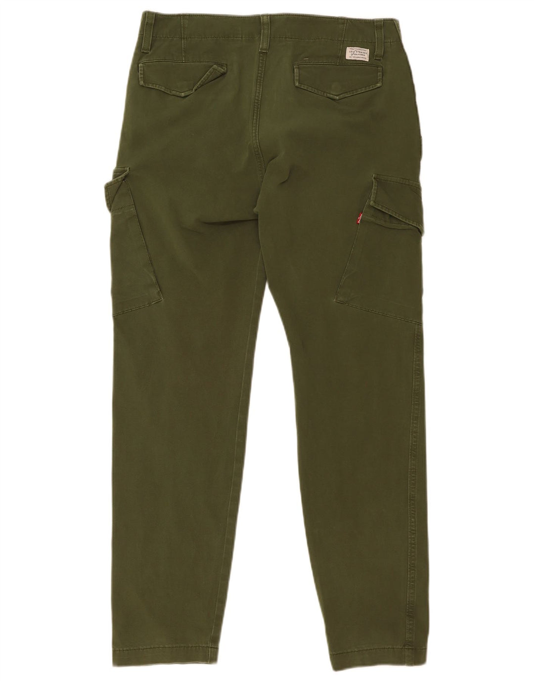 Levi's Mens Slim Cargo Trousers W31 L30 Green Cotton