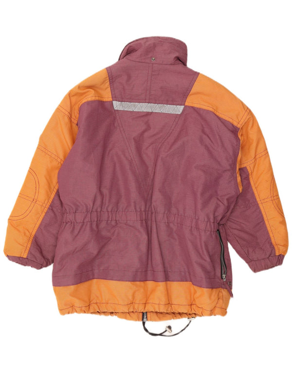 C&A Mens Ski Jacket UK 36 Small Orange Colourblock Nylon