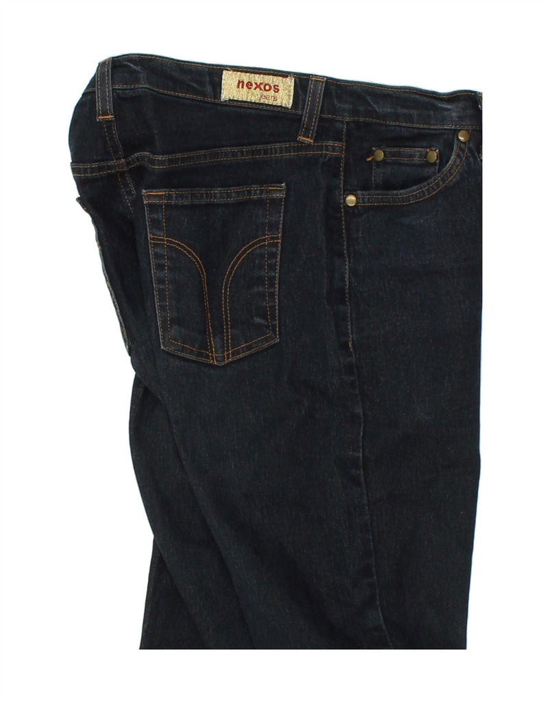 VINTAGE Womens Bootcut Jeans IT 44 Medium W27 L26 Navy Blue Cotton Vintage Vintage and Second-Hand Vintage from Messina Hembry 