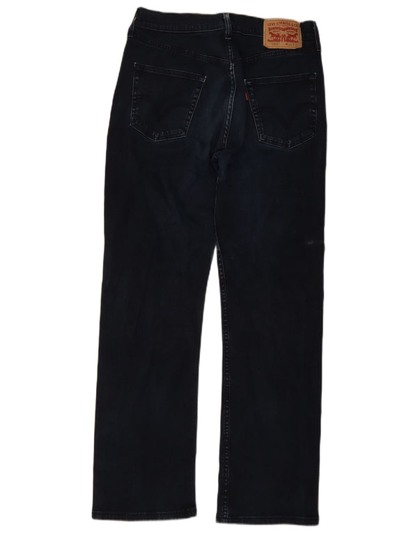 Levi's Mens 506 Straight Jeans W34 L32 Navy Blue Cotton