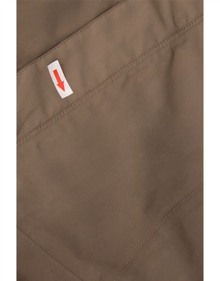 The North Face Womens Hyvent Hooded Rain Jacket UK 14 Medium Beige