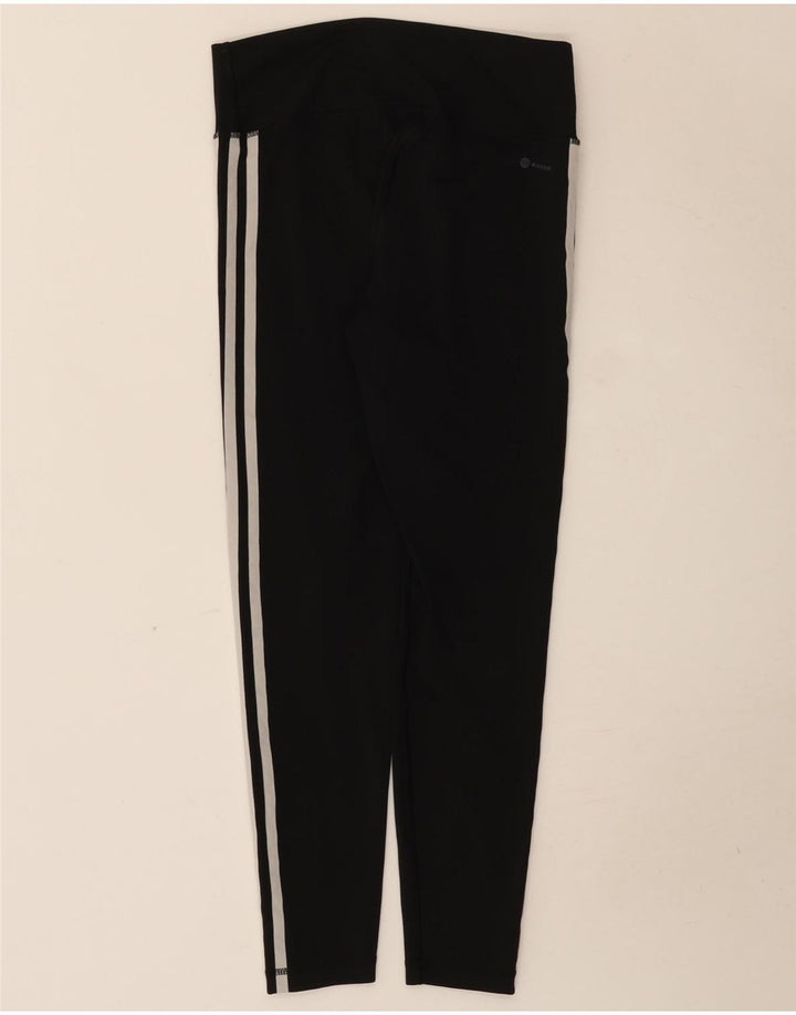 Adidas Womens Aeroready Leggings UK 12/14 Medium Black