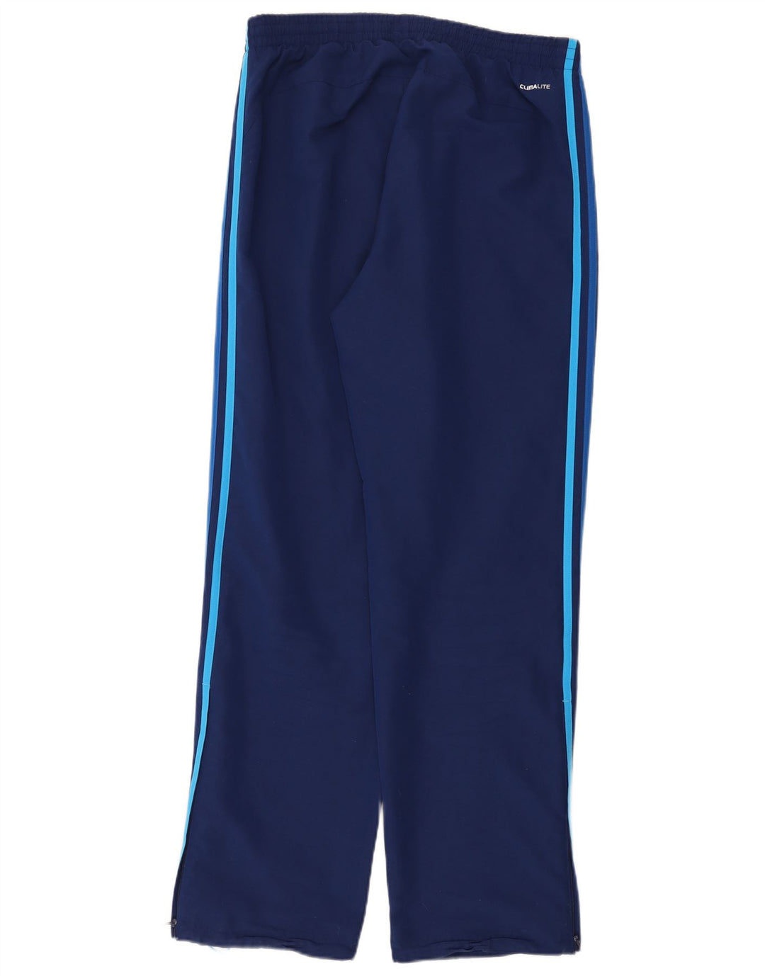 Adidas Mens Climalite Tracksuit Trousers Medium Navy Blue Polyester