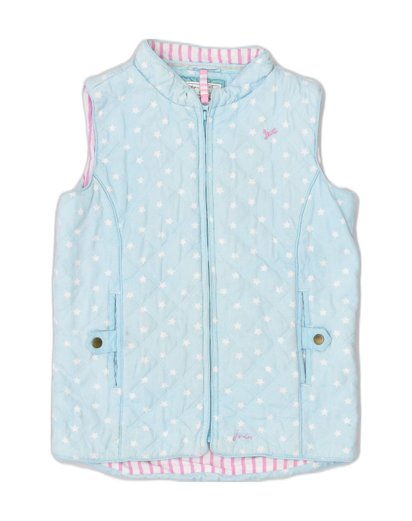 JOULES Girls Quilted Gilet 11-12 Years Blue Cotton | Vintage Joules | Thrift | Second-Hand Joules | Used Clothing | Messina Hembry 