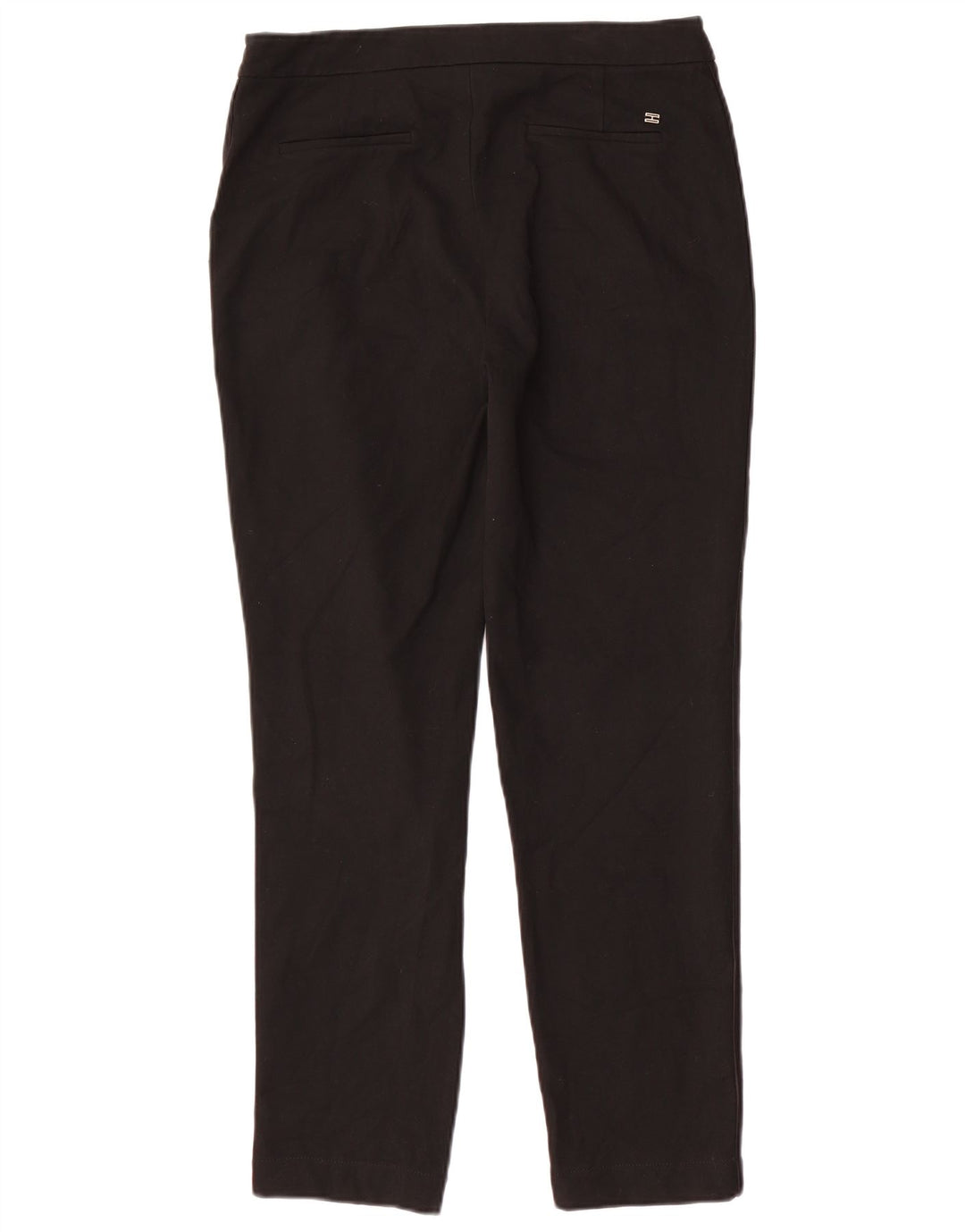 Tommy Hilfiger Womens Slim Chino Trousers US 8 Medium W30 L29 Black