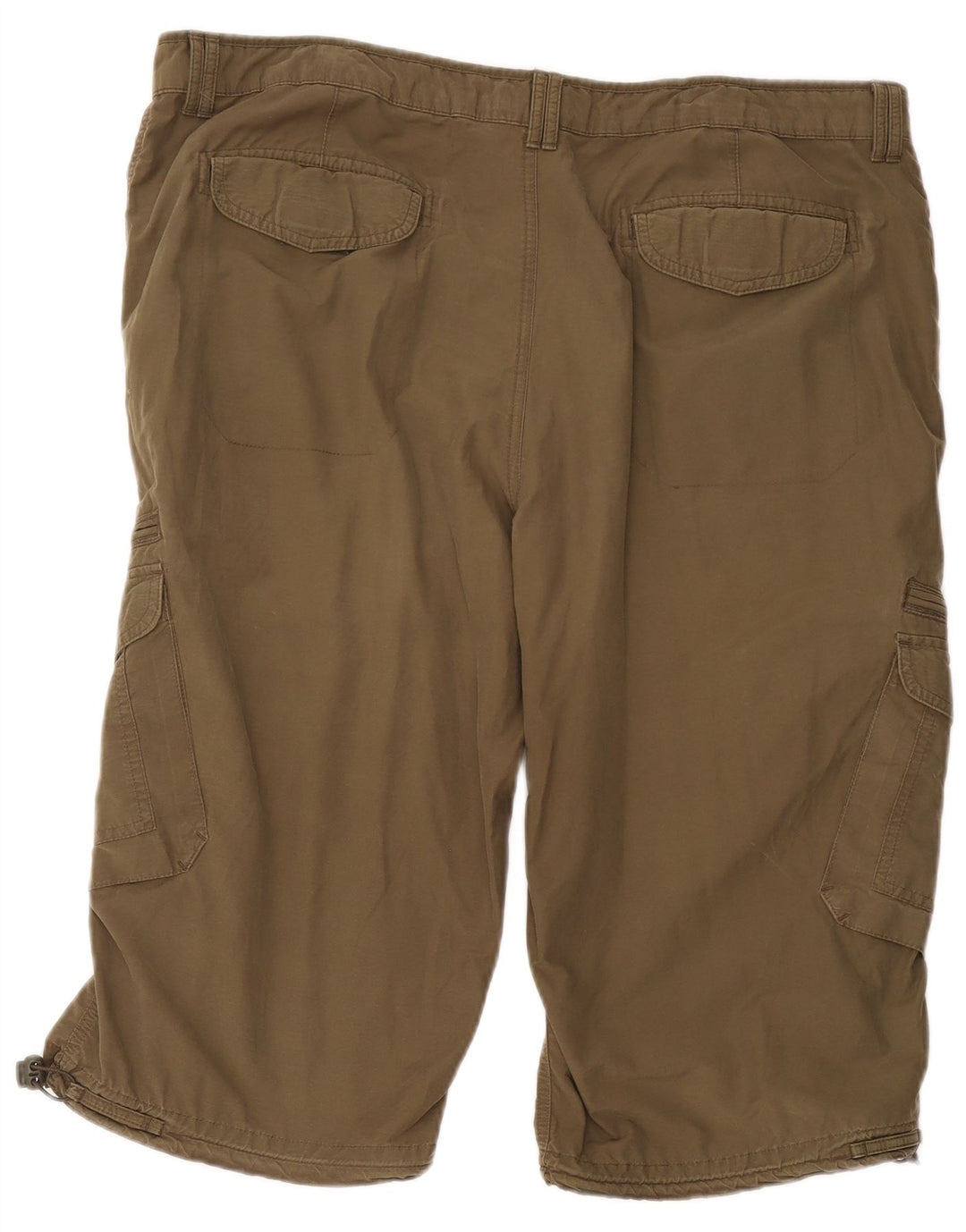 Marks & Spencer Mens Cargo Shorts W38 XL Khaki Cotton