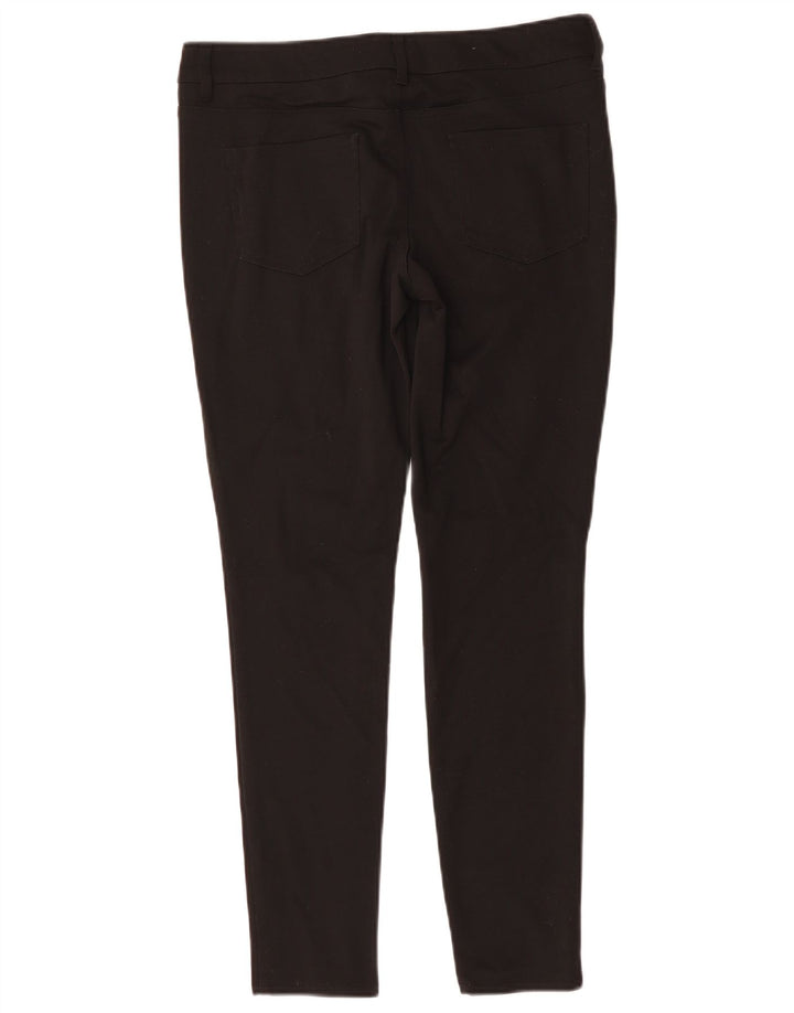 MOSSIMO Womens Skinny Casual Trousers US 8 Medium W30 L29 Black Polyester