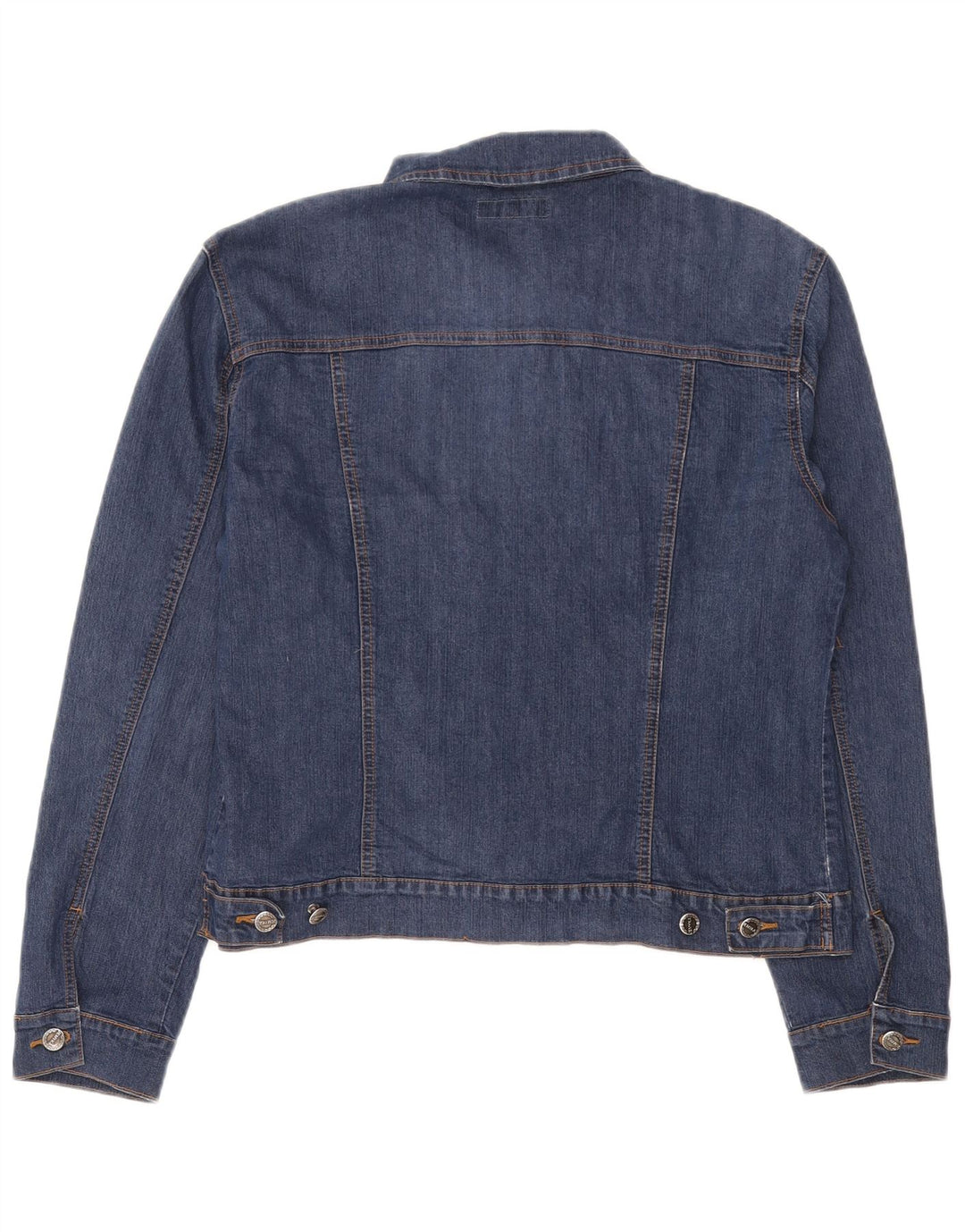 Vintage Womens Denim Jacket UK 16 Large Blue Cotton