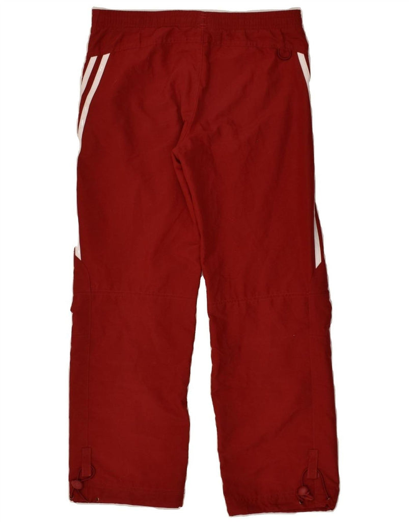 ADIDAS Boys Tracksuit Trousers 9-10 Years Red Polyester | Vintage Adidas | Thrift | Second-Hand Adidas | Used Clothing | Messina Hembry 