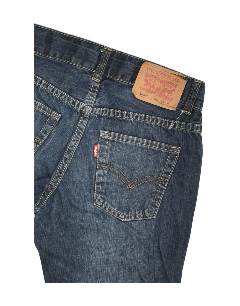 LEVI'S Boys 505 Regular Straight Jeans 9-10 Years W25 L25  Blue Cotton | Vintage Levi's | Thrift | Second-Hand Levi's | Used Clothing | Messina Hembry 