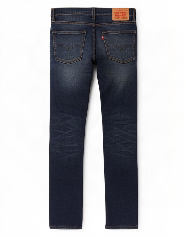 Levi's Mens Slim Jeans W30 L33 Navy Blue Cotton