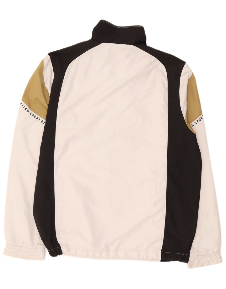 Lotto Mens Graphic Full Tracksuit 2XL  White Colourblock