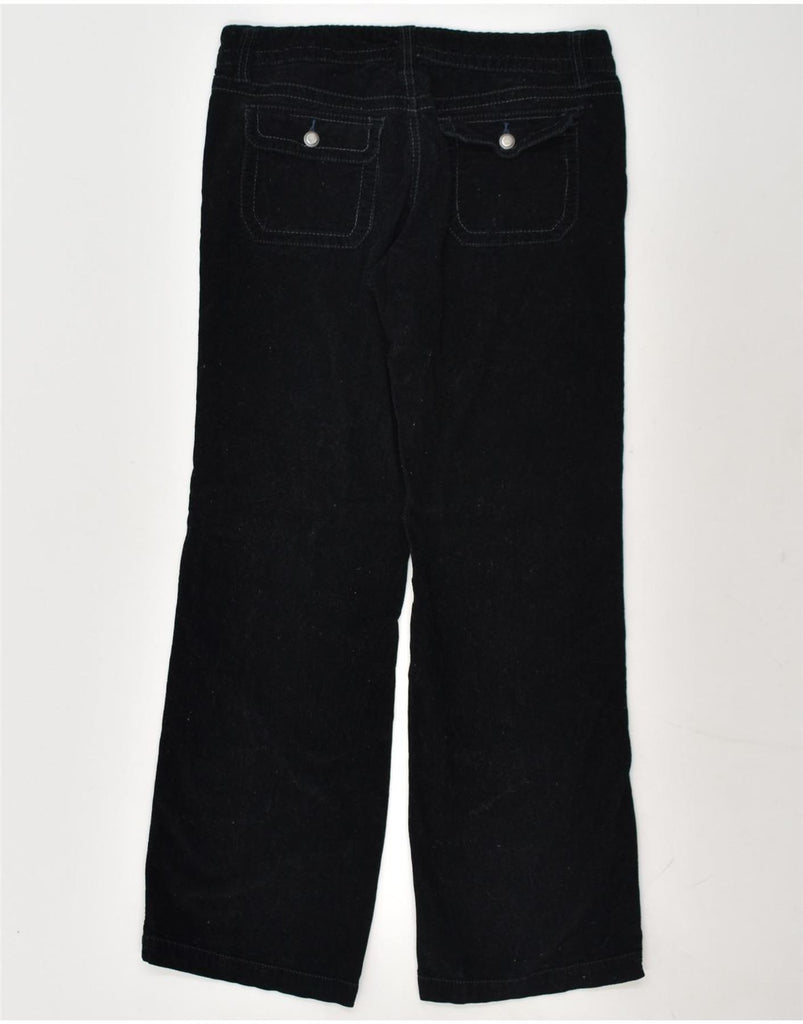OLD NAVY Womens Straight Corduroy Trousers US 10 Large W32 L31 Black | Vintage Old Navy | Thrift | Second-Hand Old Navy | Used Clothing | Messina Hembry 