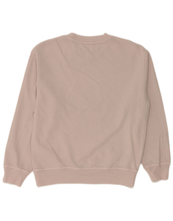 Levi's Womens Oversized Sweatshirt Jumper UK 6 XS Pink Cotton