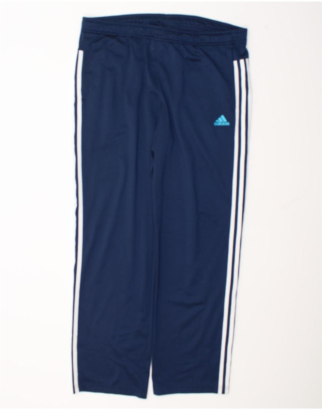 Adidas Mens Tracksuit Trousers Large  Navy Blue Polyester