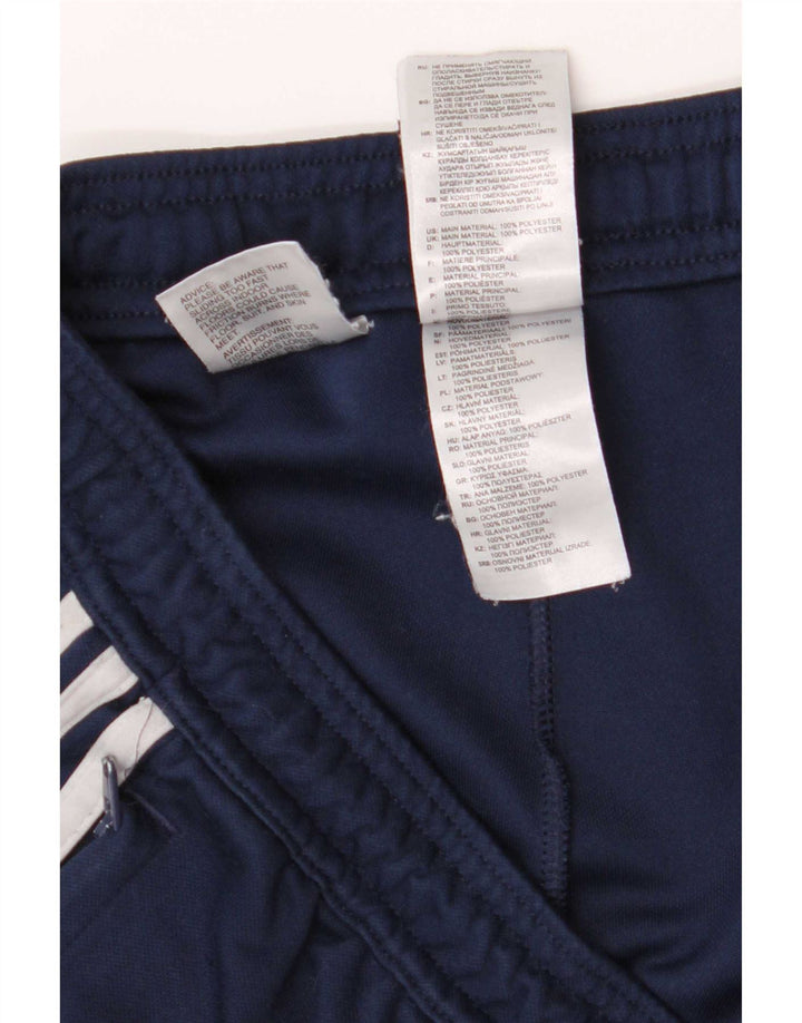 Adidas Mens Tracksuit Trousers Large Navy Blue Polyester
